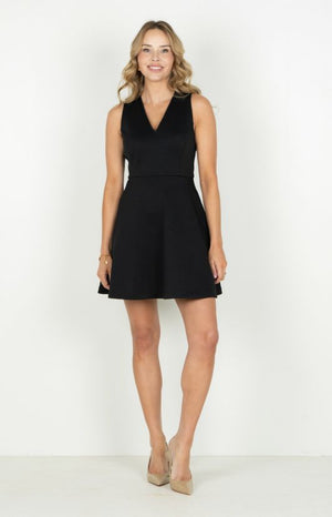 Black Knit Twiggy Dress - EM928