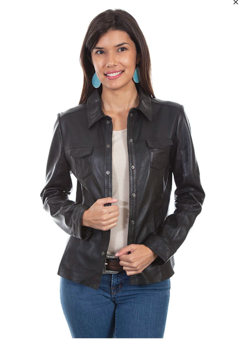 Black Lamb Shirt/Jacket - L1024B
