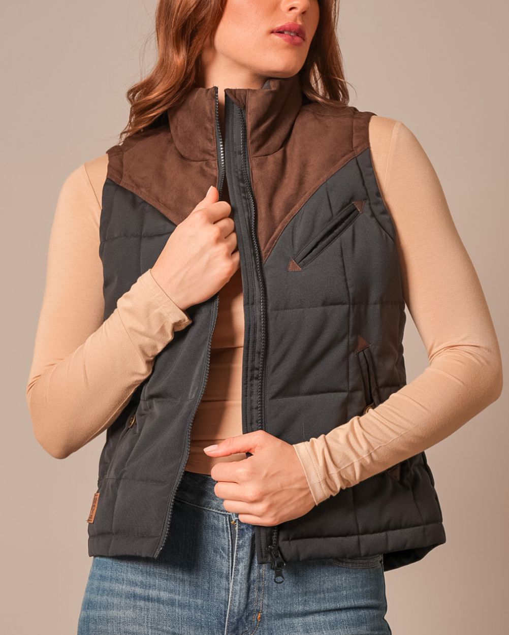 Black Lenora Vest - WVE5B