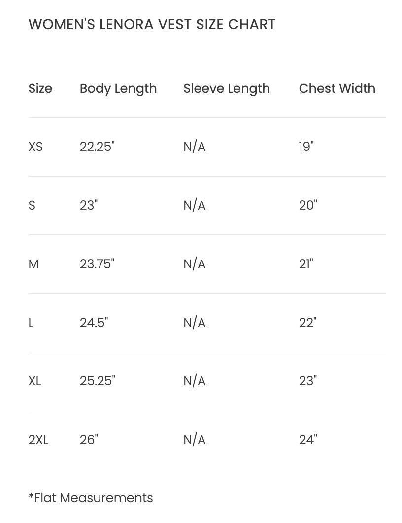 Black Lenora Vest - WVE5B
