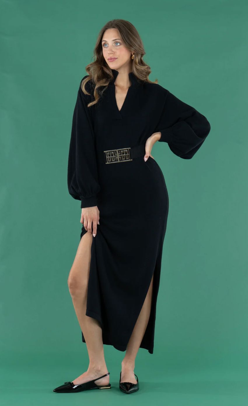 Black Lolli Maxi Dress - EM1124