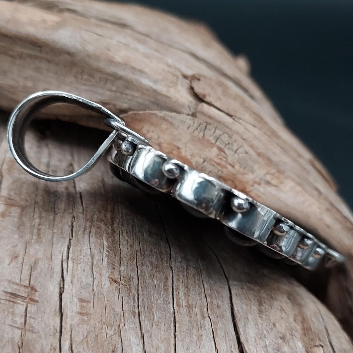 Black Onyx Heart Pendant by Rena Shelly - PSW49