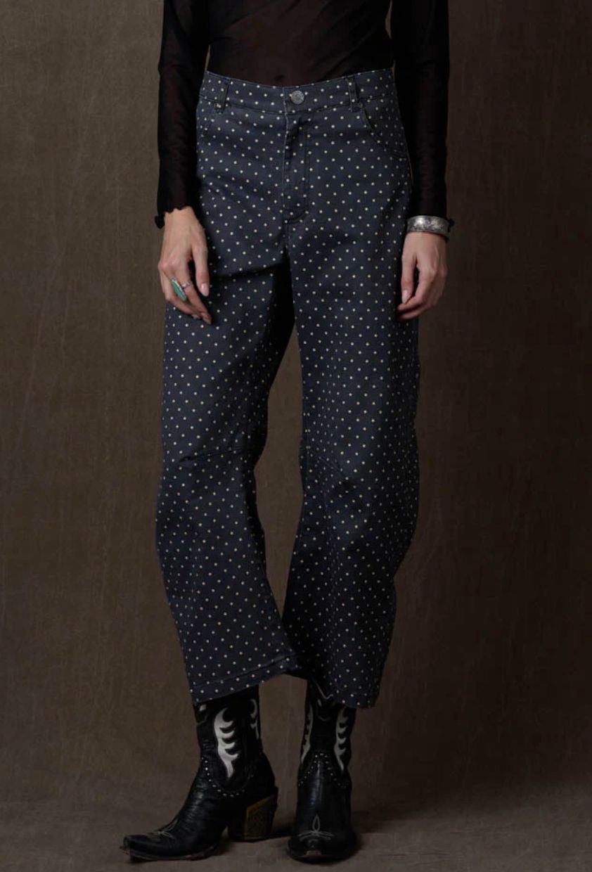 Black Peggy Barrell Pant - Double D Ranch - P681B