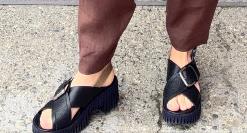 Black Plia Juno Sandal - INPressLA - PJCOS