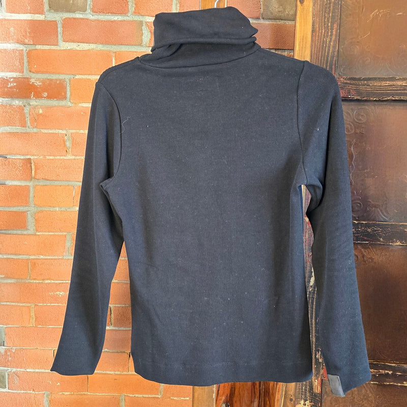 Black T-Neck - Henriette Steffensen - 71603BK