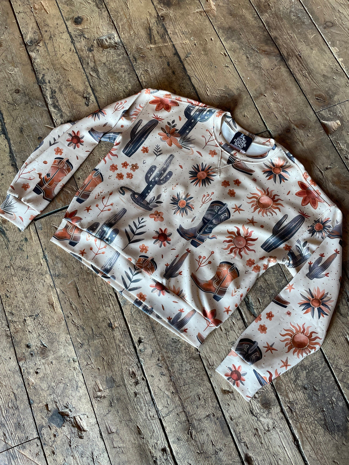 Boot Print Sweatshirt - 4429BB