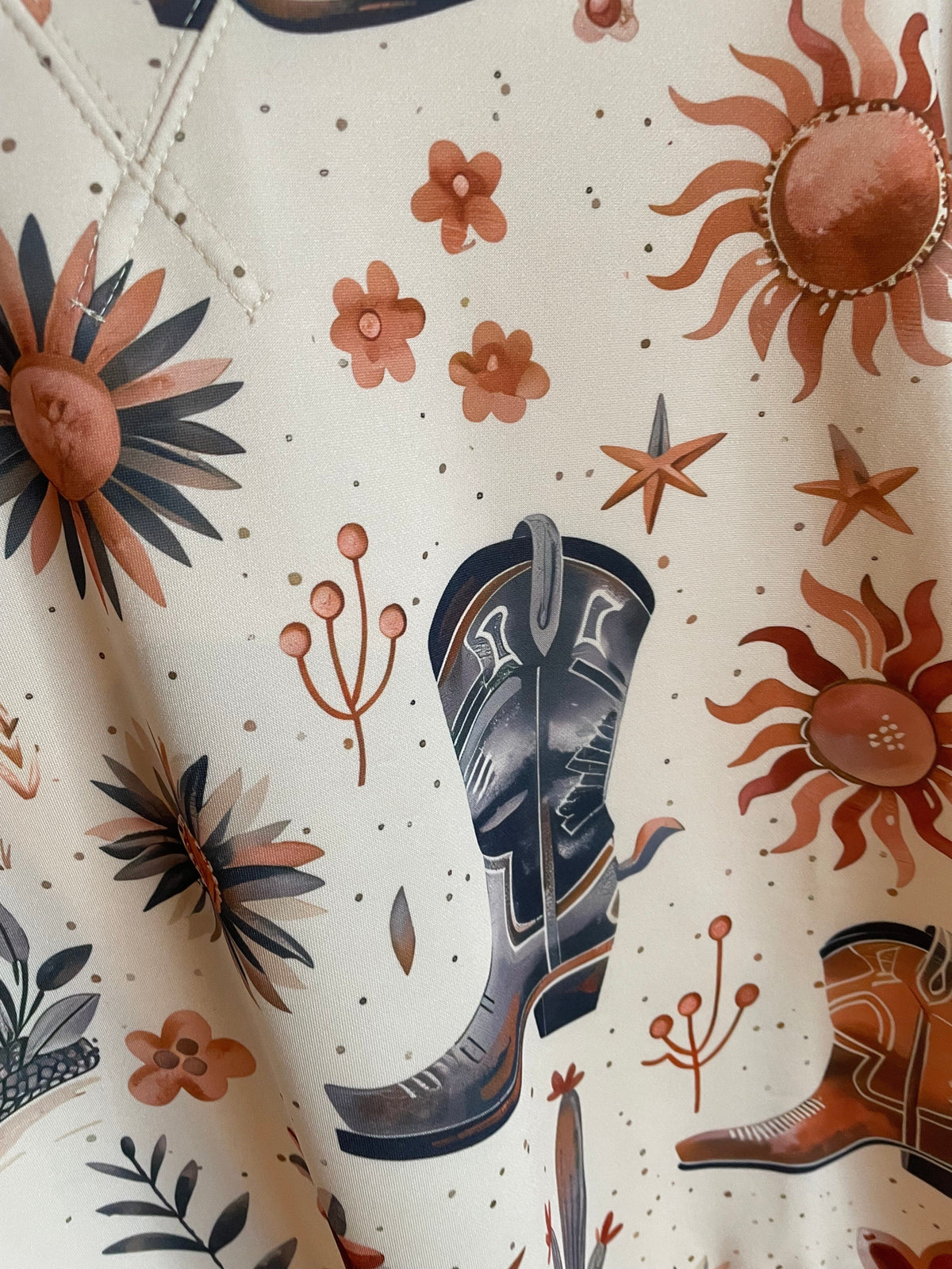 Boot Print Sweatshirt - 4429BB