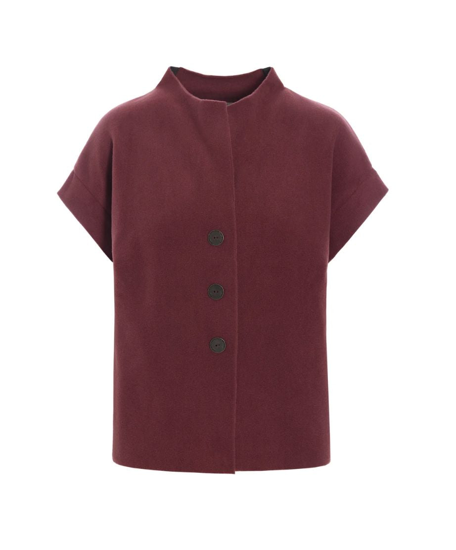 Bordeaux Fleece Vest - 7170BX