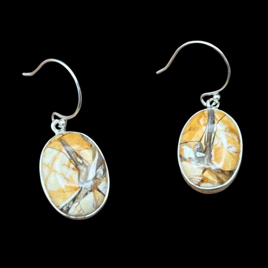 Bracciated Mookite Earring - EIG24