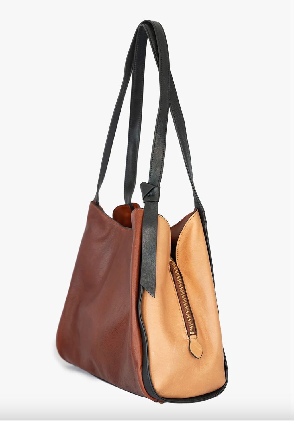 Brandy/Tan Celeste Shoulder Bag - 7310BR