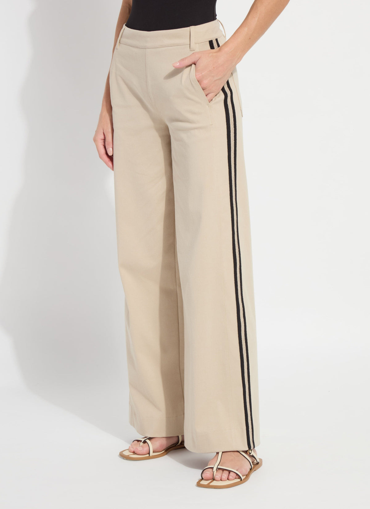 Brinne Khaki Stripe Trouser - LY3809