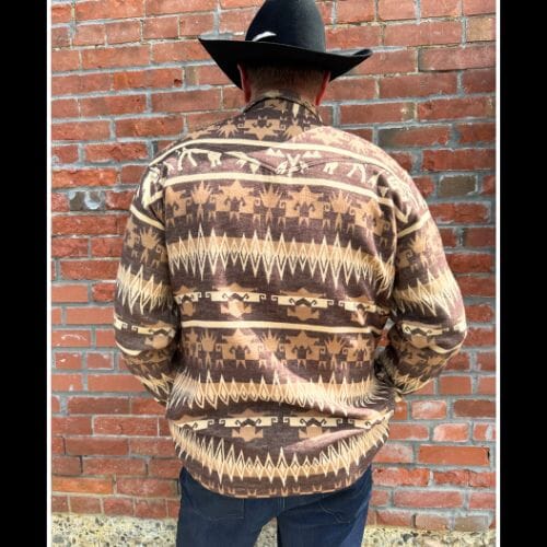 Brown Buffalo Shirt -Scully - 5336BR