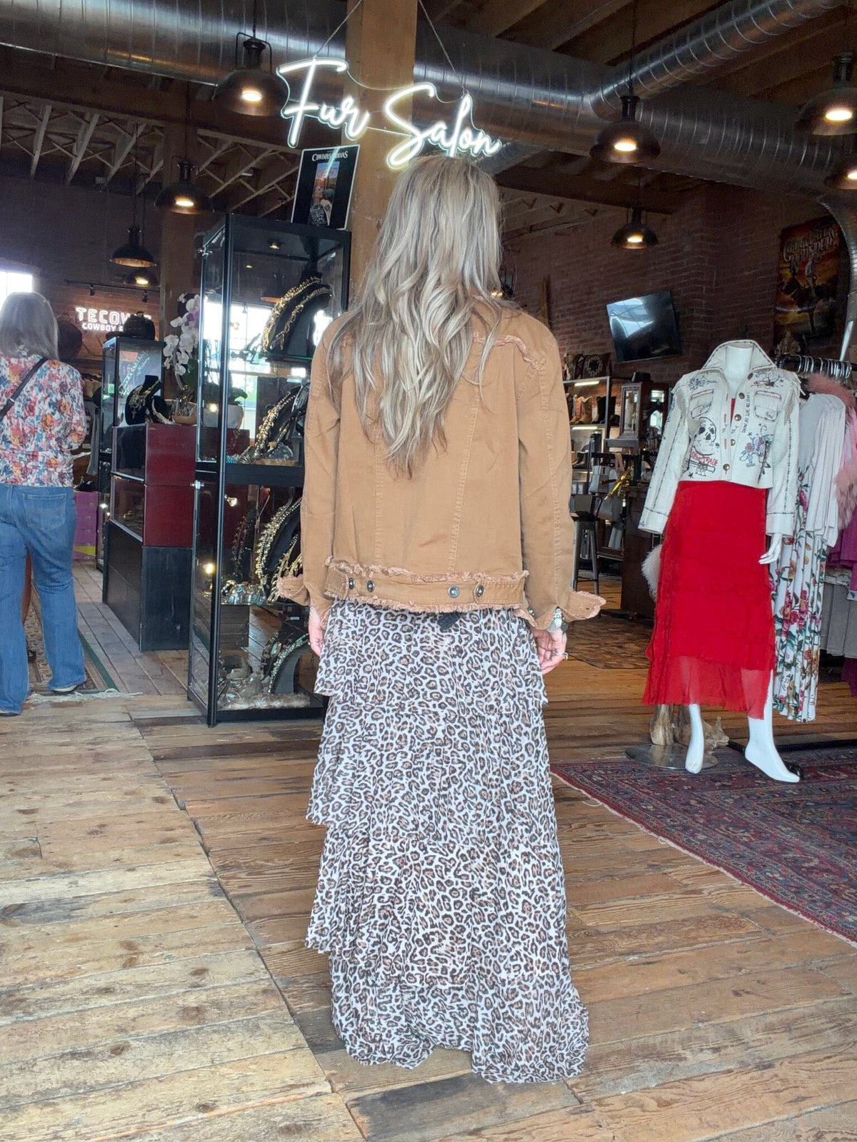 Brown Frayed Jacket - JWY1BR