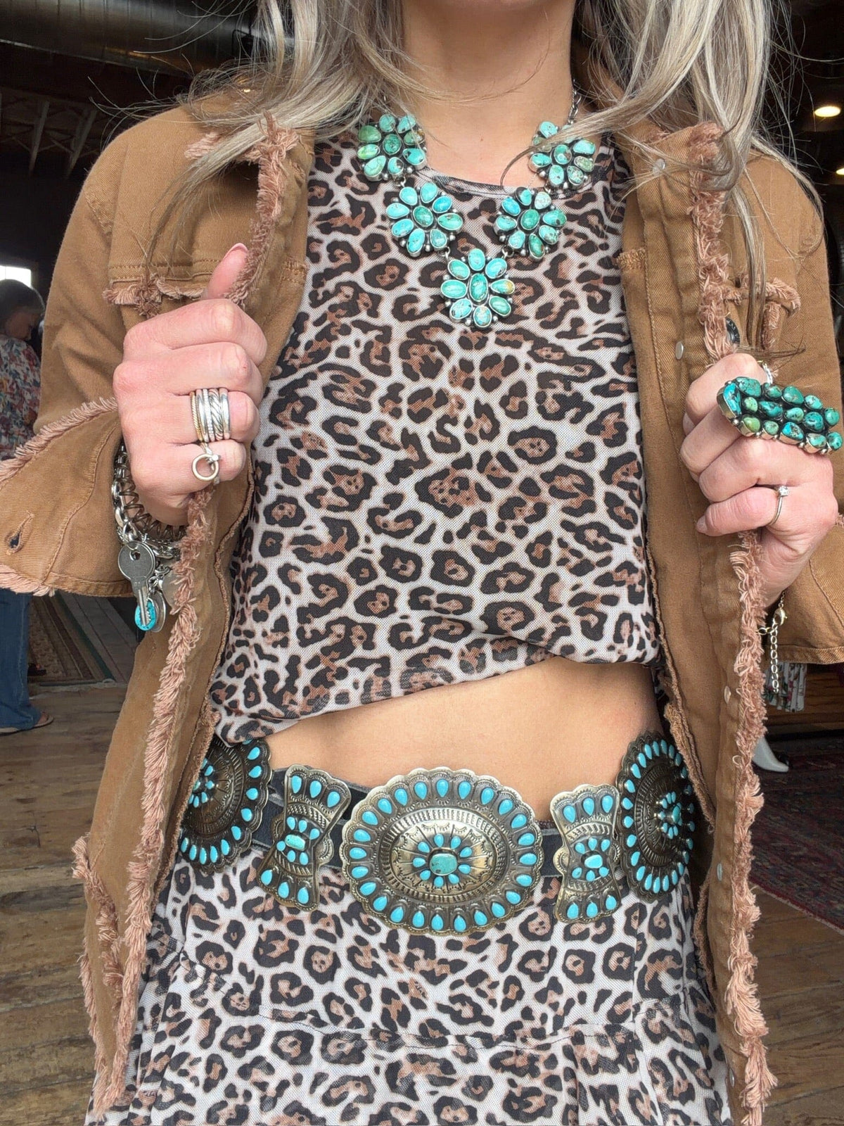 Brown Frayed Jacket - JWY1BR