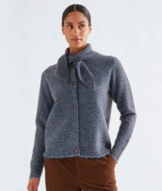 Brown/Blue Cardigan - 10262