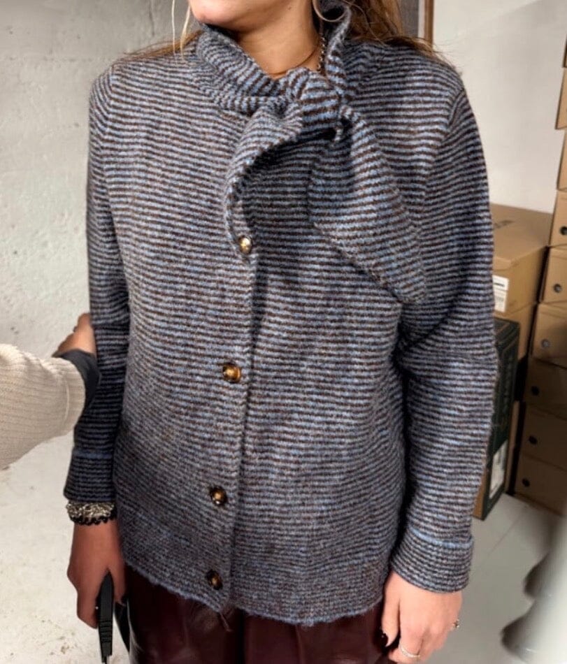 Brown/Blue Cardigan - 10262