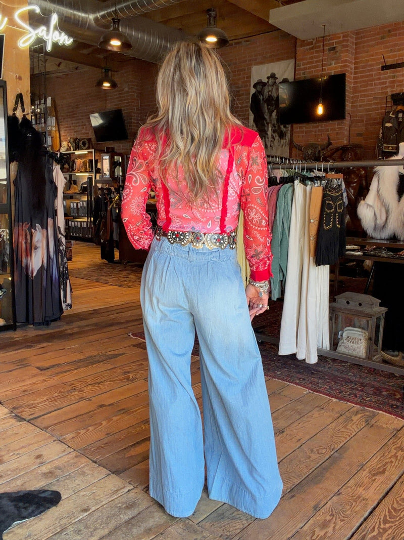 Buckskin Blues Pant - Double D Ranch - P646