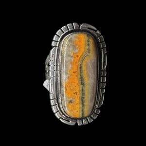 Bumble Bee Jasper 1-Stone Ring - RCJW8