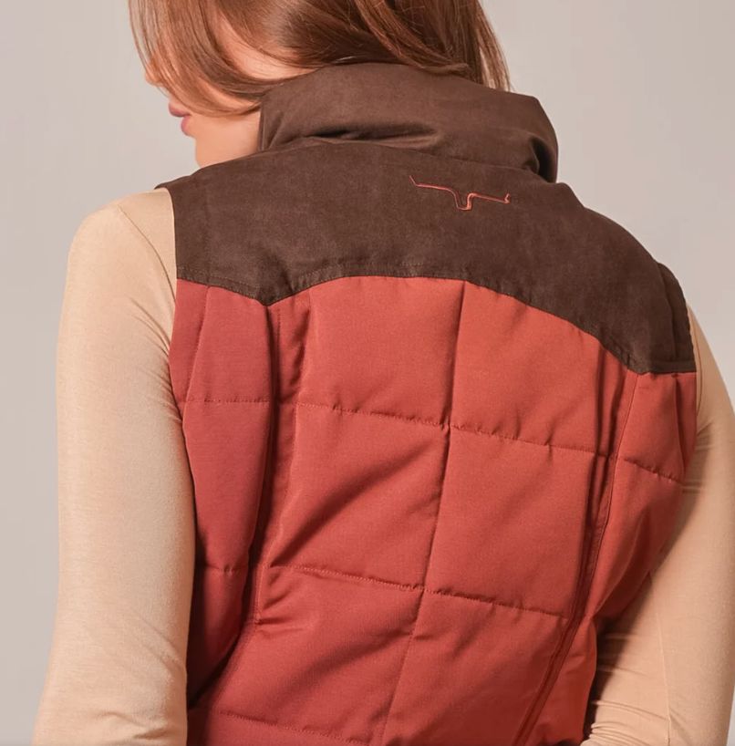 Burnt Red Lenora Vest - WVE5R