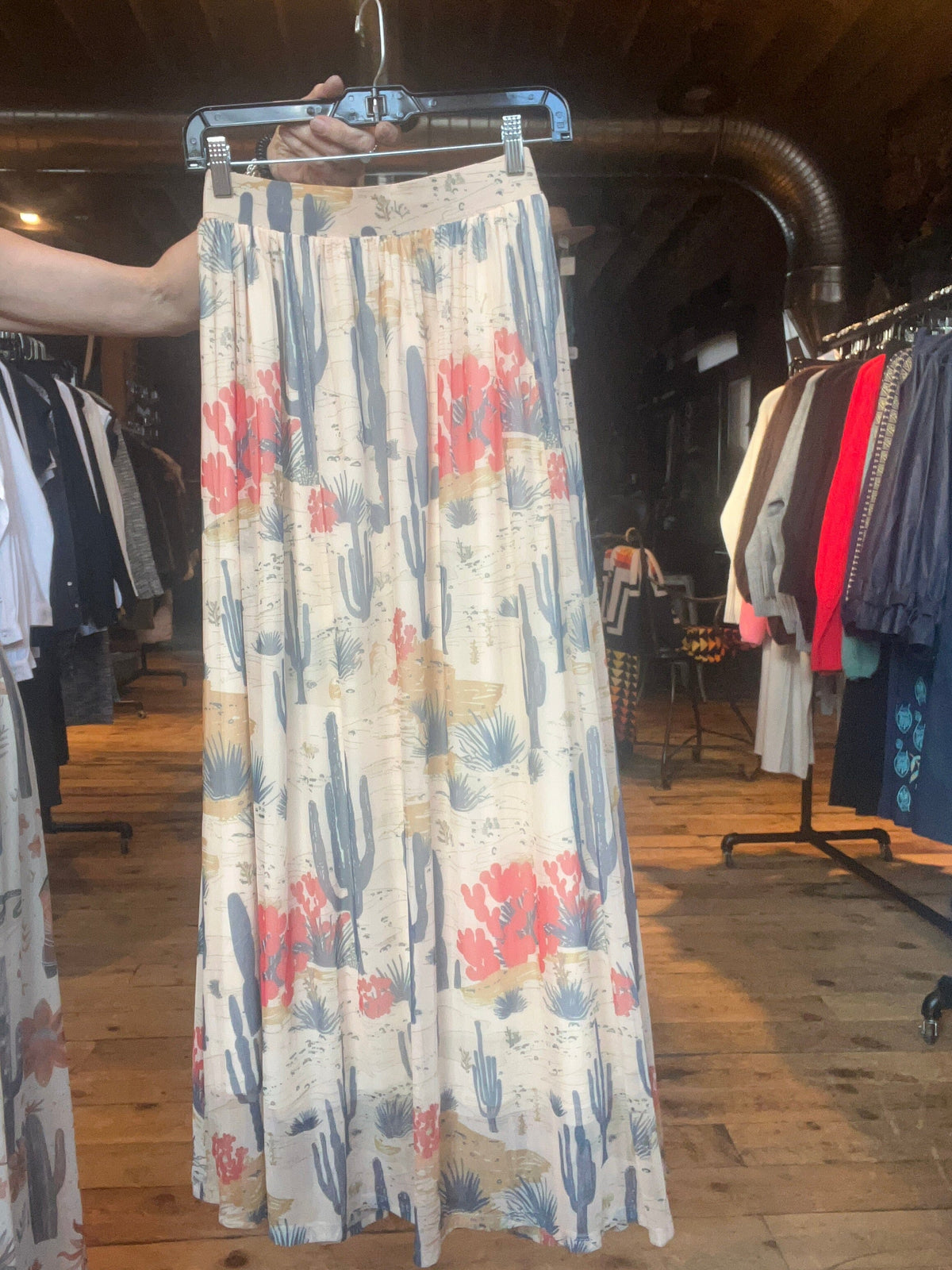 Cactus/Flower Mesh Skirt - 4561NC