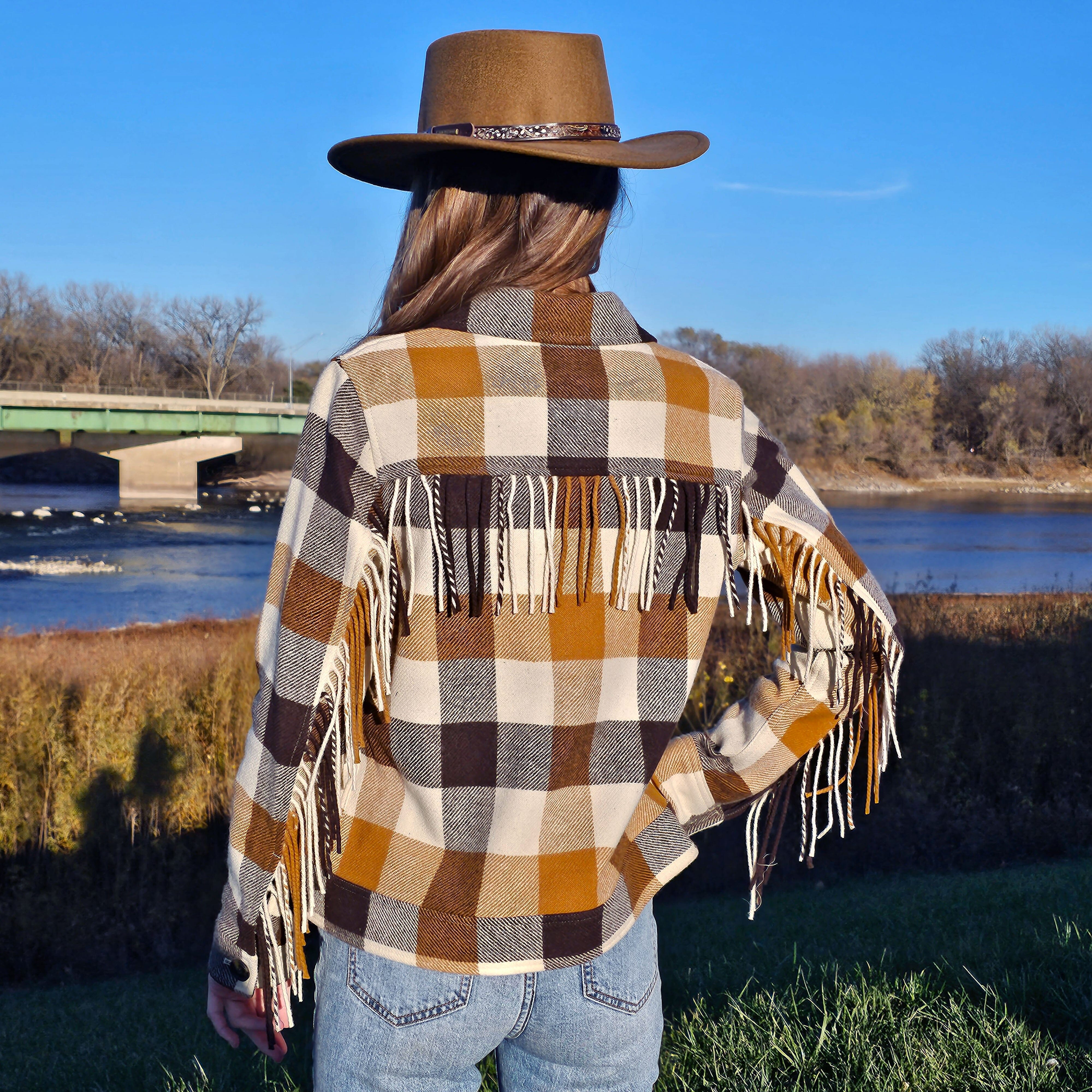Camel Check Jacket - Pendleton - JPD4 – STONE FEATHER ROAD