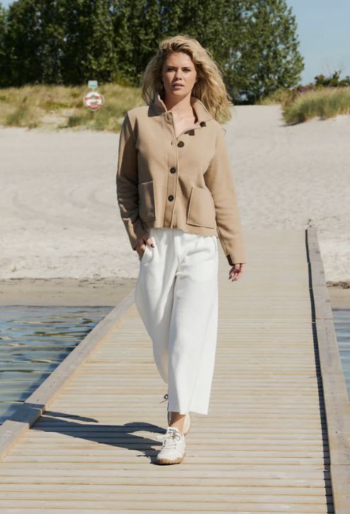 Camel Fleece Jacket - Henriette Steffensen - 7164CM