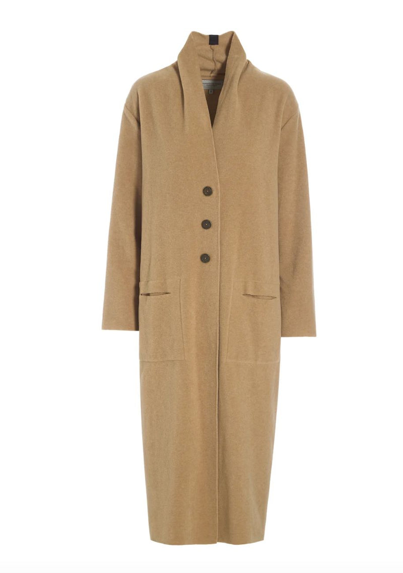 Camel Long Fleece Duster - Henriette Steffensen - 7162CM