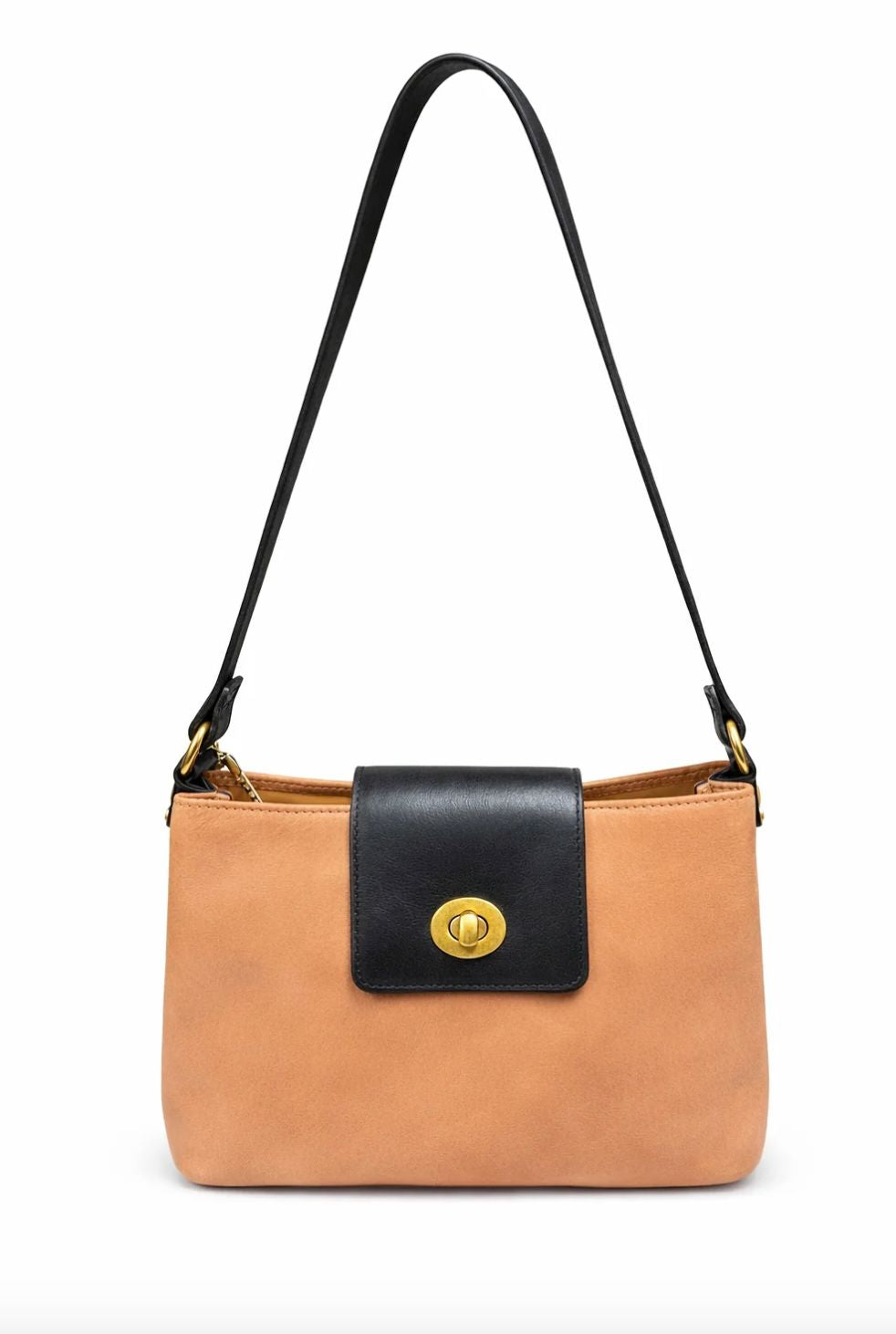 Carmel/Black Tatiana Crossbody Bag - 7304CA