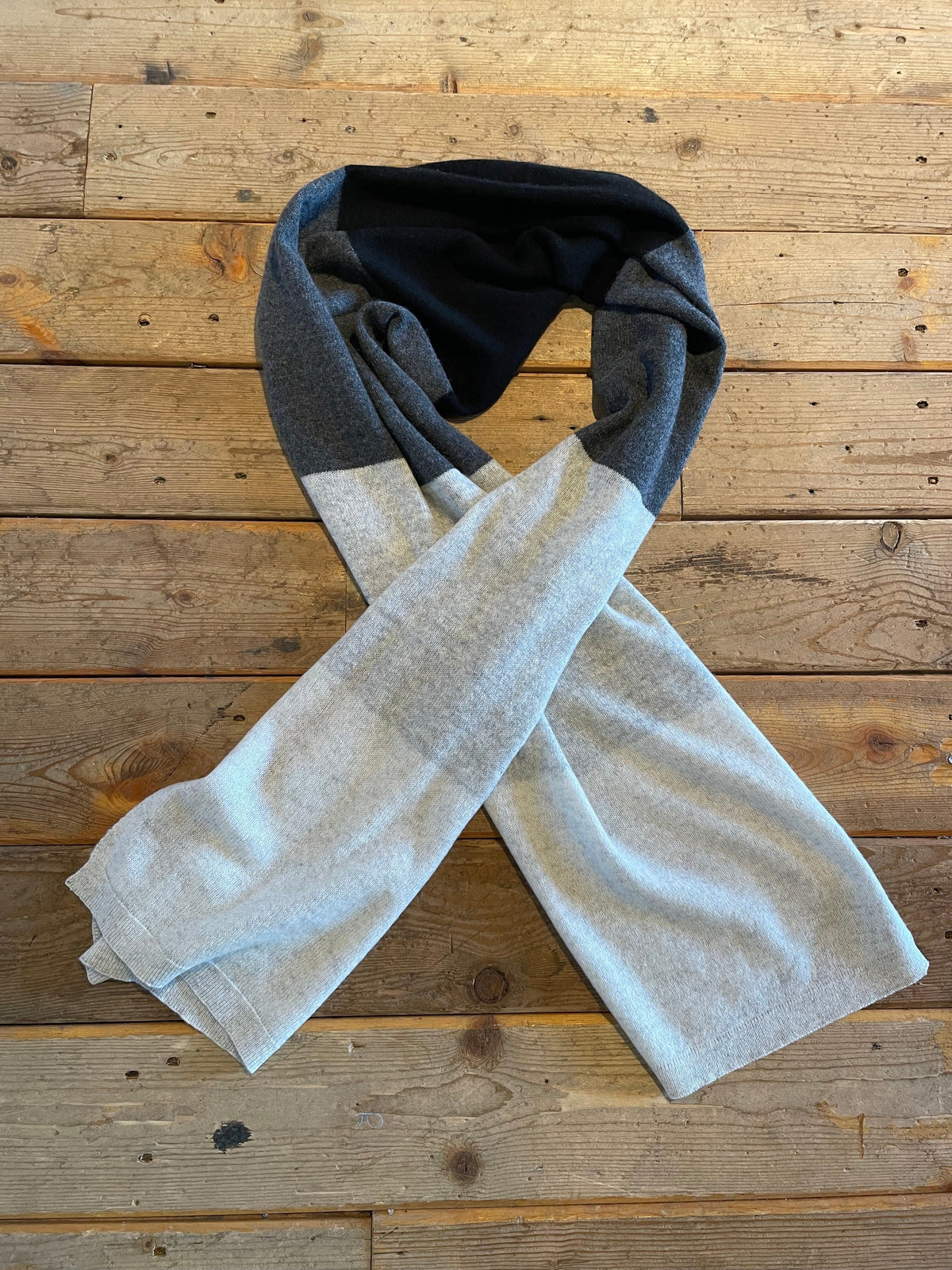 Cashmere Grays Color Block Travel Wrap - L3076G