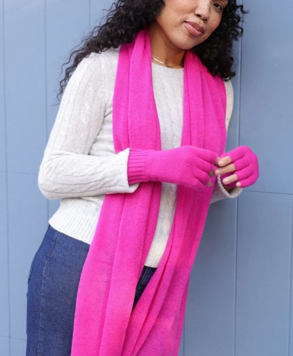 Cashmere Mini 80" x 18" Wrap/Scarf - L4006