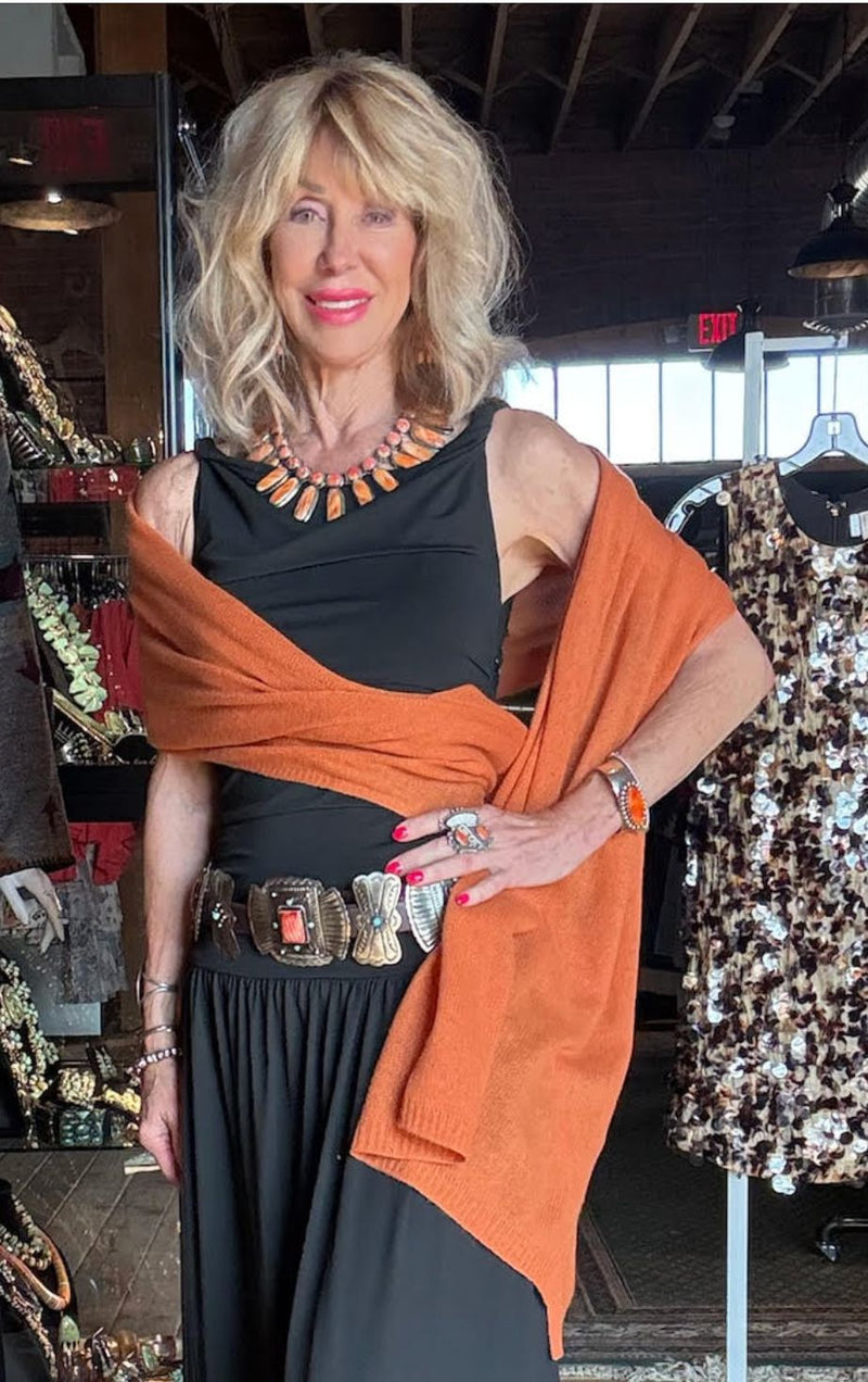 Cashmere Mini 80" x 18" Wrap/Scarf - L4006