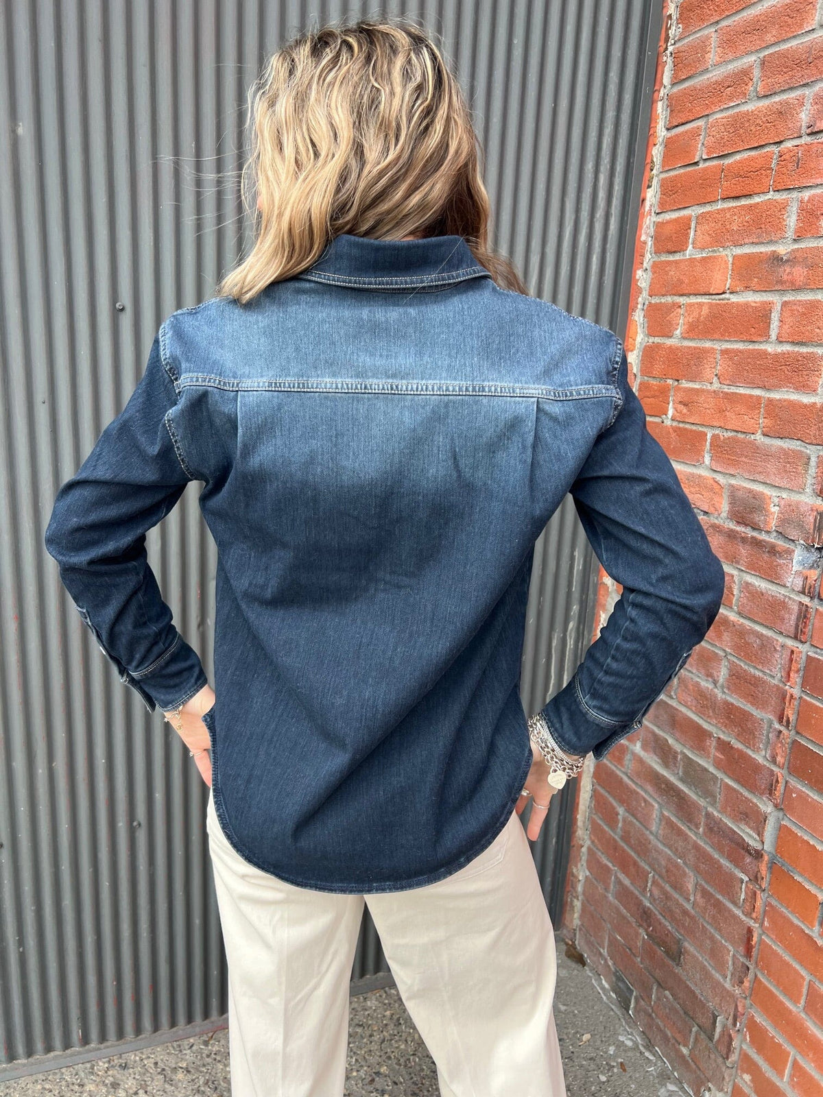 Cassidy Denim Shacket - LY3816