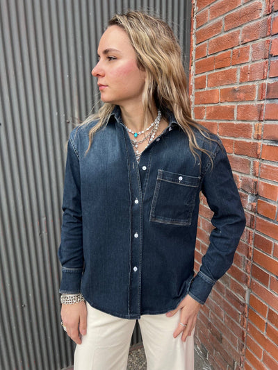Cassidy Denim Shacket - LY3816