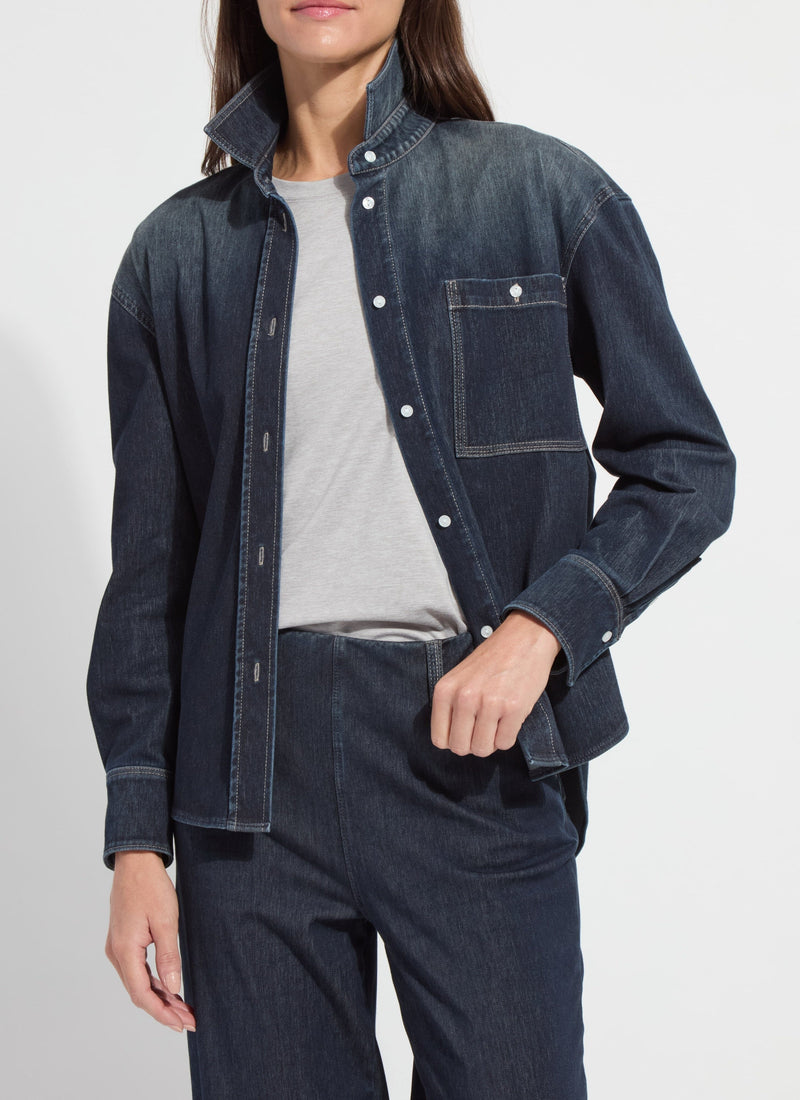 Cassidy Denim Shacket - LY3816