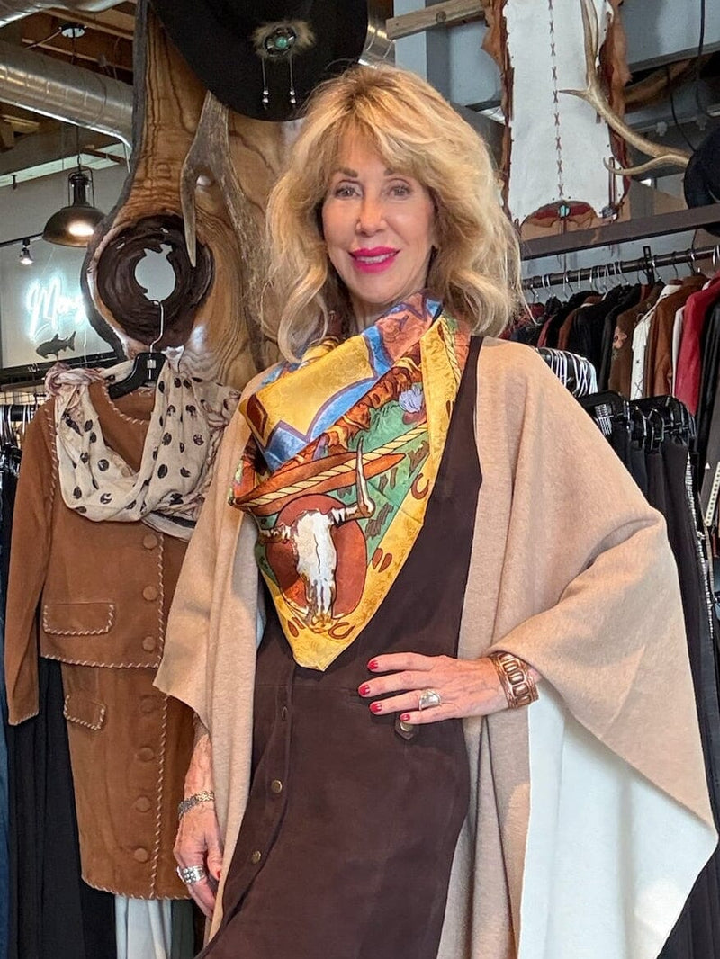 Cattle Drive Silk Scarf - SCWT-LCD