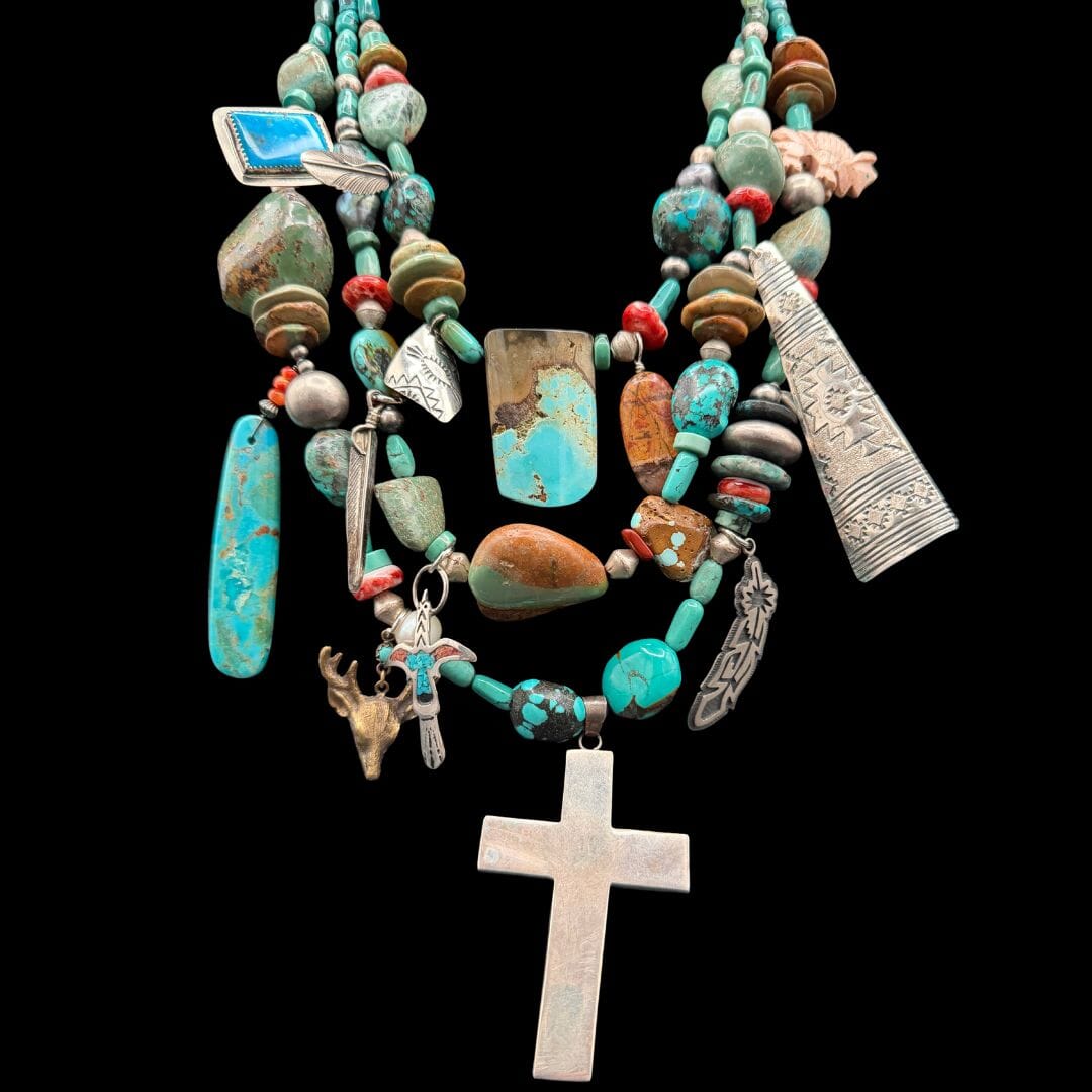 Charm 3 Strand Necklace - NSZ220