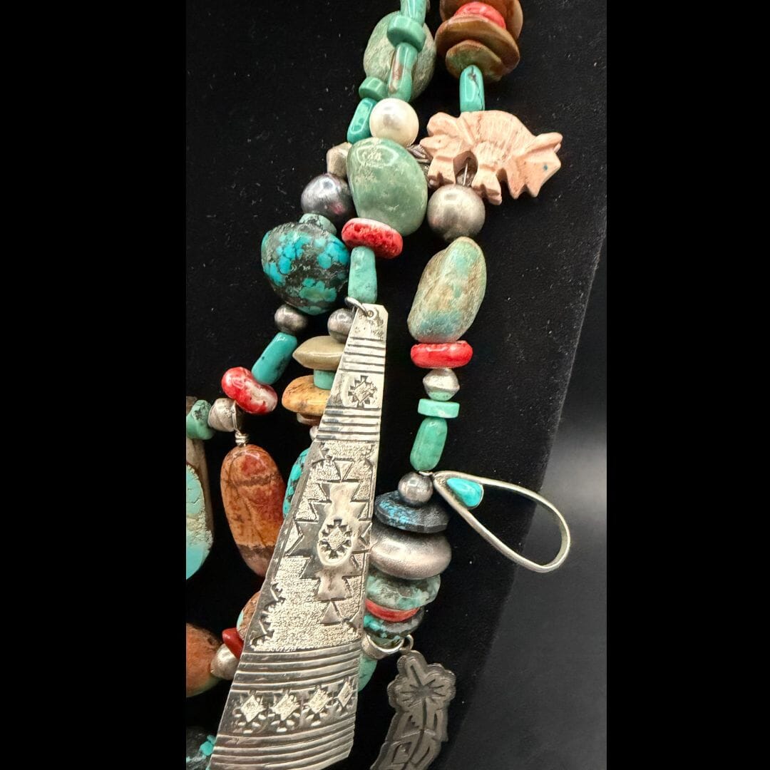 Charm 3 Strand Necklace - NSZ220