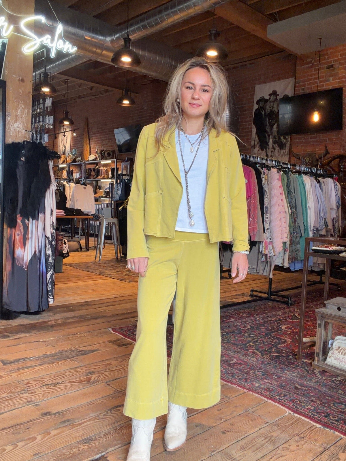 Chartreuse Coco Jacket - Testimony - J42CR