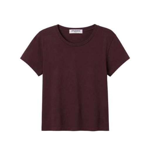 Cherry Lacquer Slim Crew Tee - LSACH