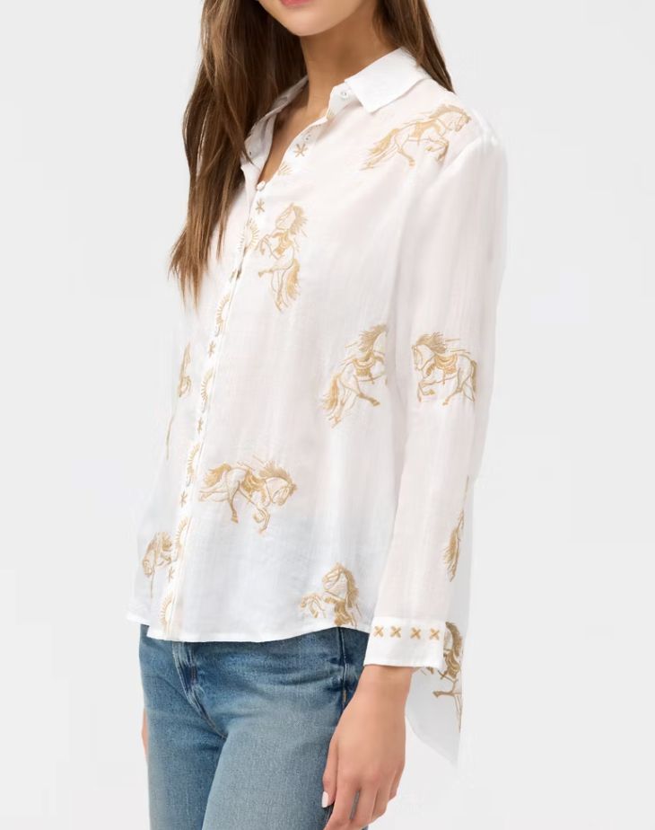 Cheval Oversized Equestrian Shirt - W17226