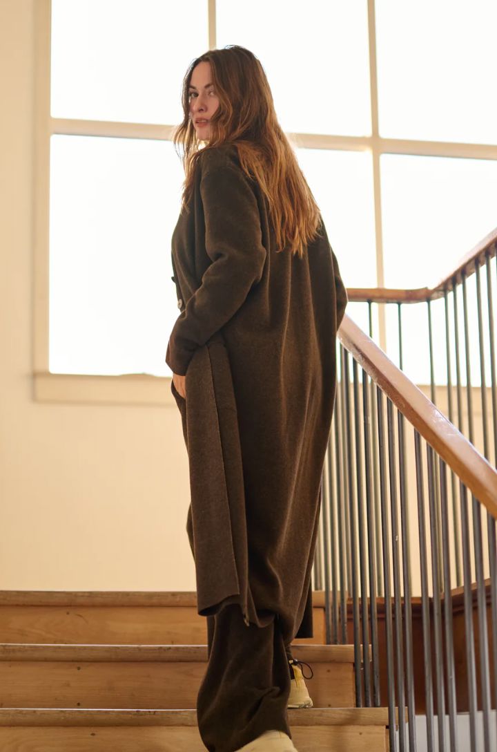 Chocolate Fleece Duster - Henriette Steffensen - 7162C