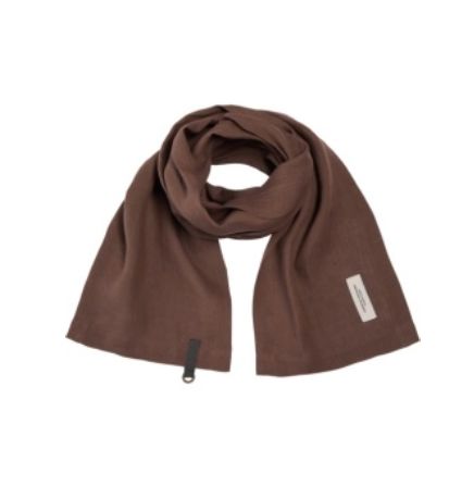 Chocolate Hemp Scarf - Henriette Steffensen - 84002C