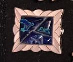 Chrysocolla/Mother of Pearl/Sterling Ring - RMH240