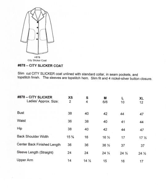 City Slicker Coat - Eclipse - Rhonda Stark - 878EC
