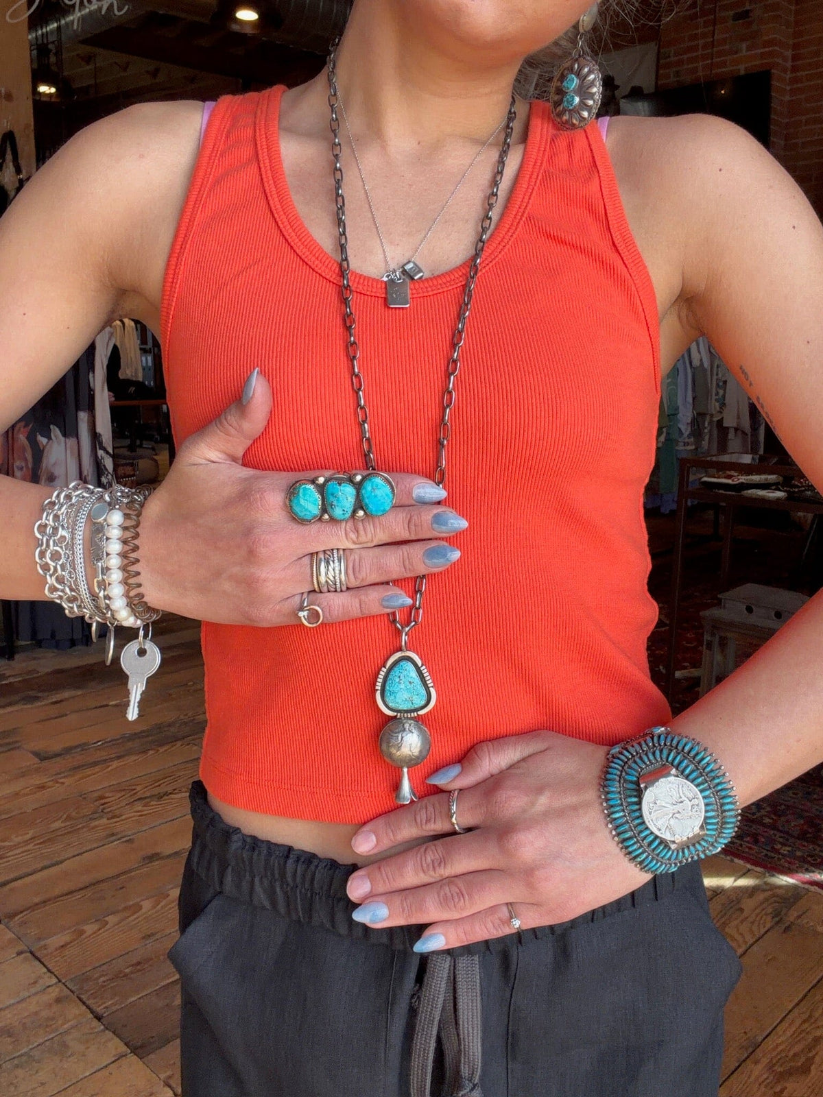 Clementine Blondie Ribbed Tank