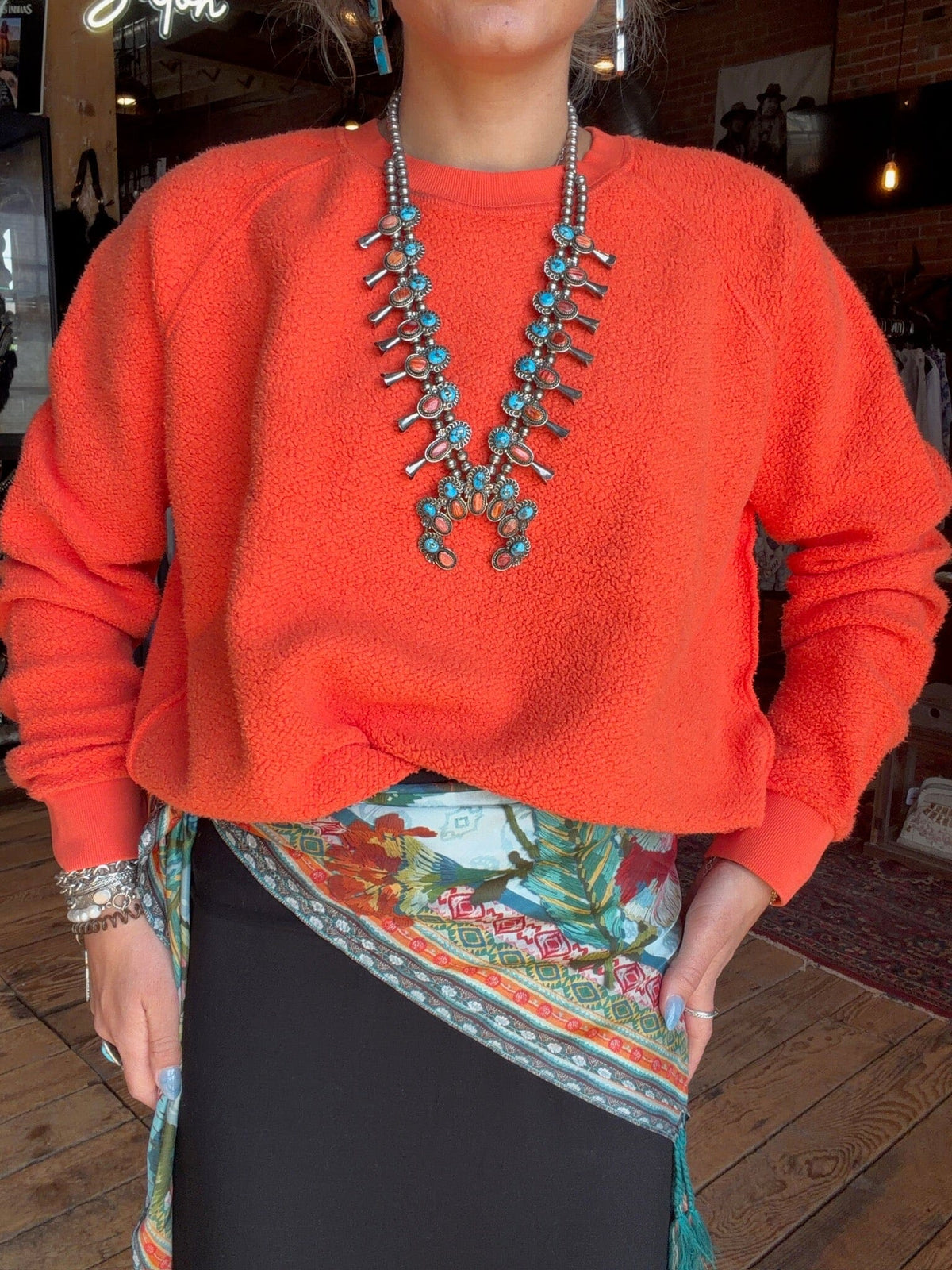 Clementine Ziggy Reversed Sweatshirt - ZIGCL