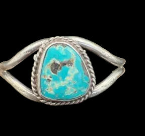 CMH291 Royston Turquoise/Sterling Cuff - CMH291