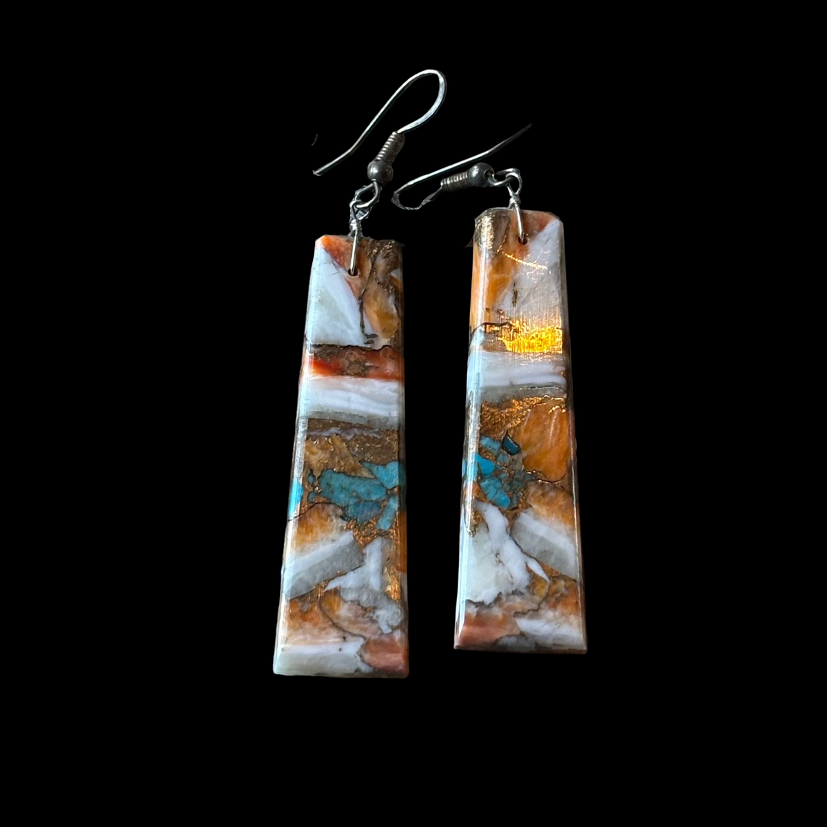 Composite Stone Earrings - ESPR27-G
