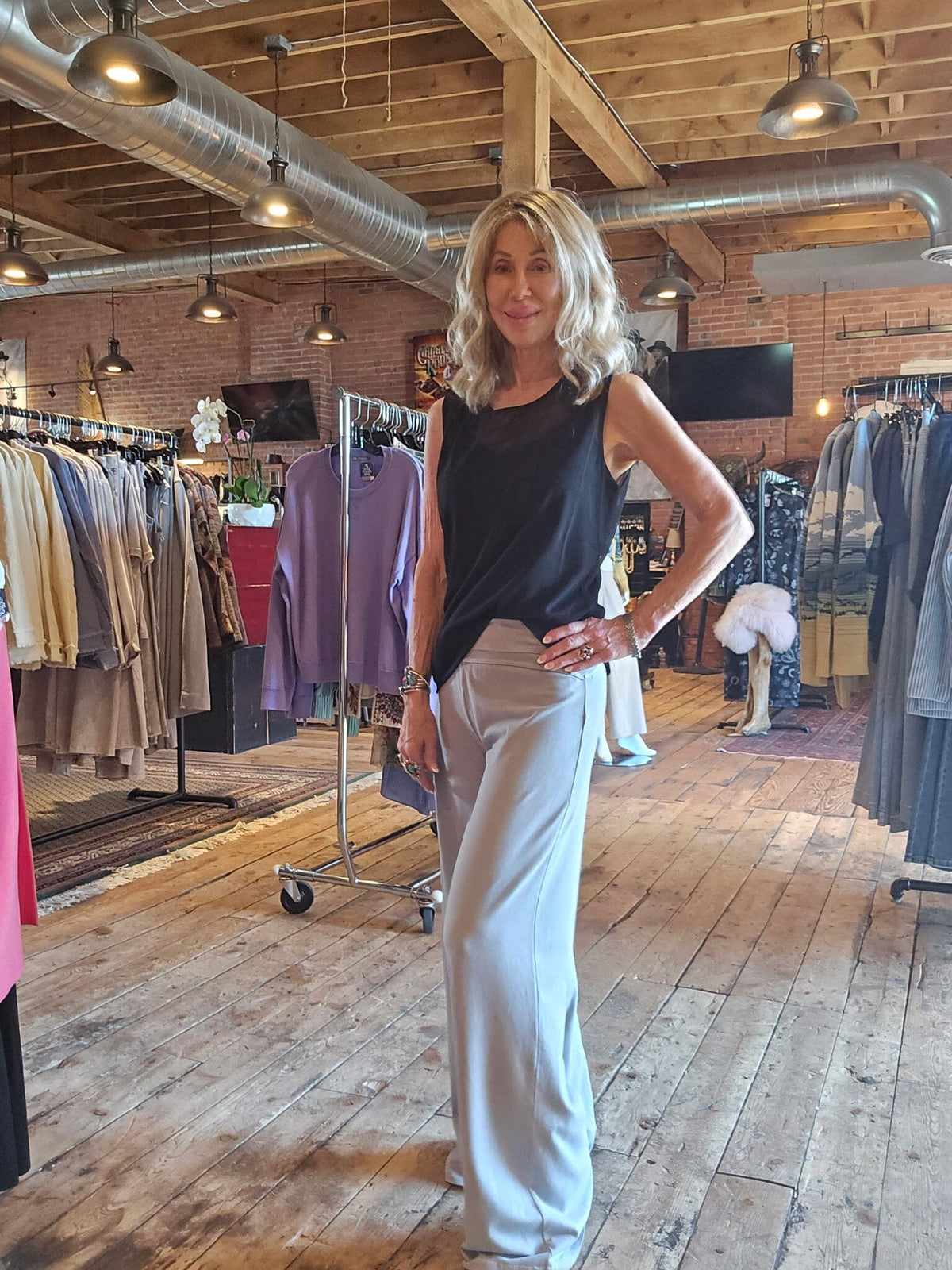 Cool Grey Grace Pant - Testimony - P104G