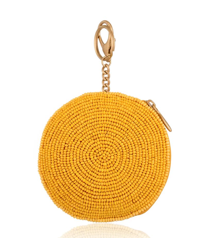 Cool Smiley Beaded Coin Purse - MFS002673